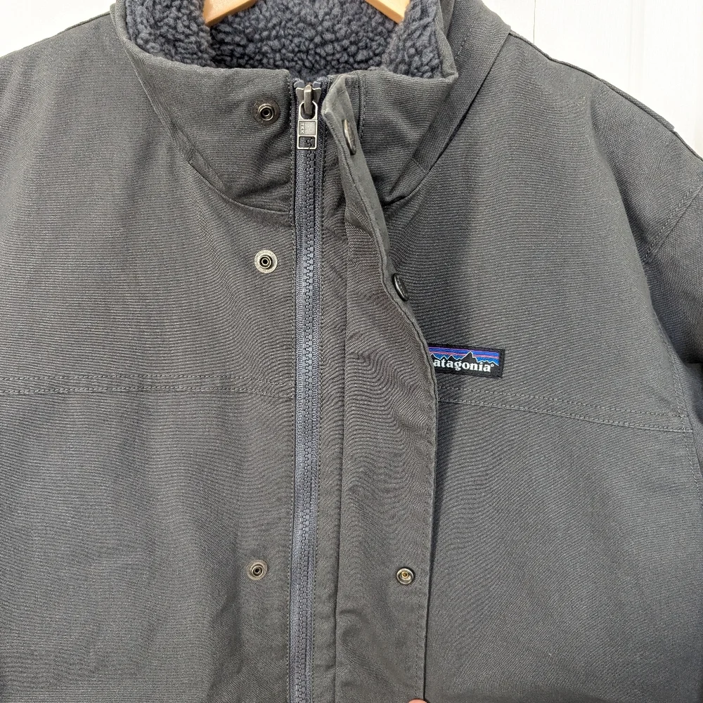 NWT Patagonia Mens Maple Grove Canvas Jacket Forge Grey Size M - Picture 8 of 16